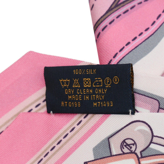 Louis Vuitton Light Pink Silk Monogram Confidential Bandeau Scarf