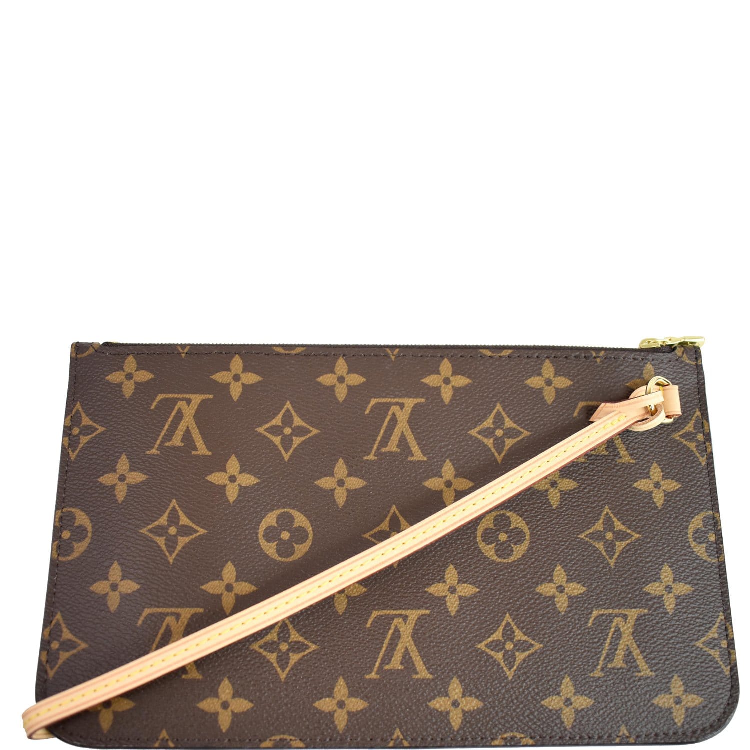 LOUIS VUITTON Pochette Wristlet Pouch Monogram Canvas Neverfull GM Bro