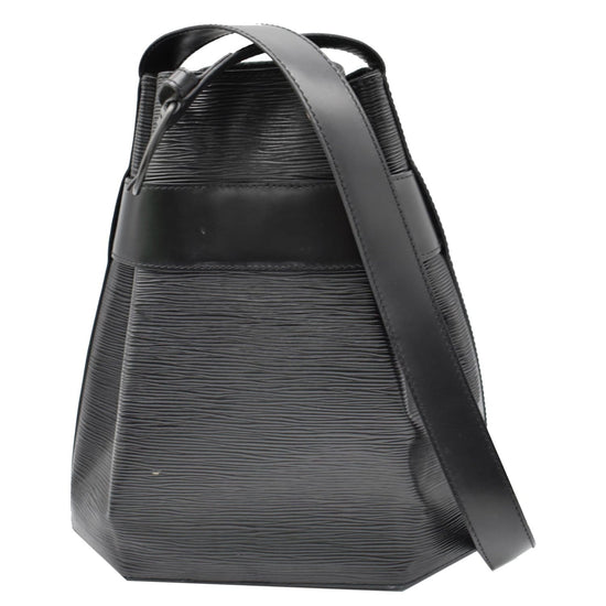 Louis-Vuitton-Epi-Sac-D'epaule-PM-Bucket-Bag-Noir-Black-M80157