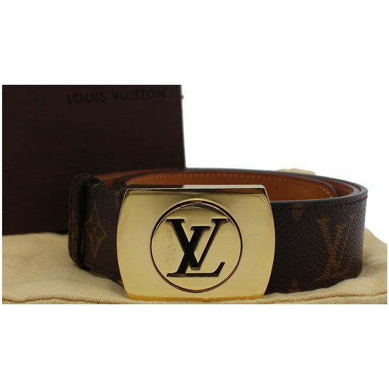 Louis Vuitton White Multicolor Monogram Canvas LV Cut Belt 80cm