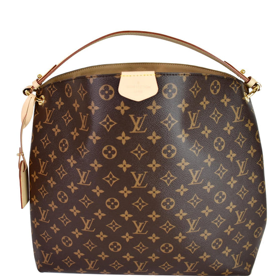 Louis Vuitton Tote Graceful Monogram MM Brown in Coated Canvas/Leather with  Brass - US