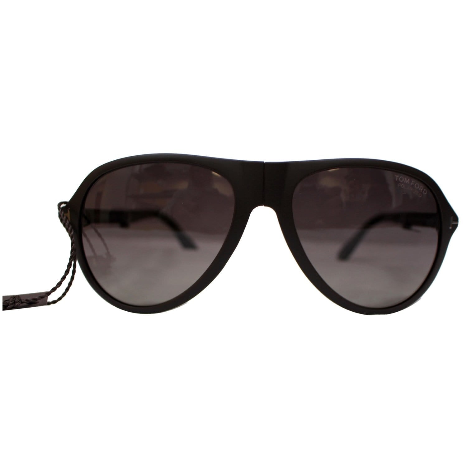 TOM FORD FT0381 60B 59 Dalton Folding Sunglasses Smoke Gradient Polari