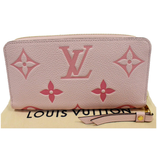 Louis Vuitton Pink Monogram Empreinte Zoe Wallet QJAJOT1DPB001