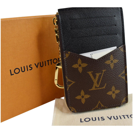 Louis Vuitton Card Holder Recto Verso Monogram Black Monogram