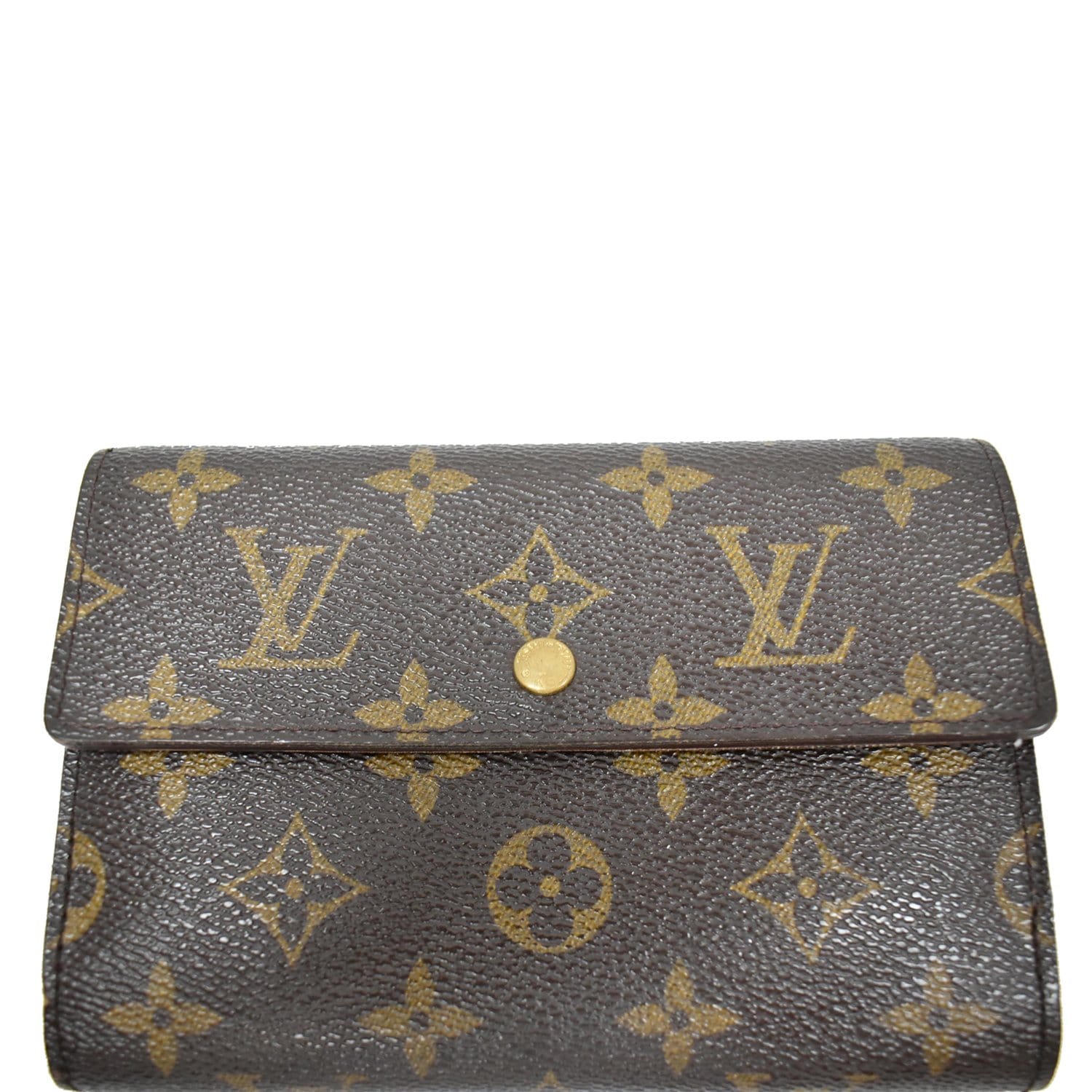 LOUIS VUITTON wallet M61202 Porte Tresor Etui Papie Monogram canvas Br –