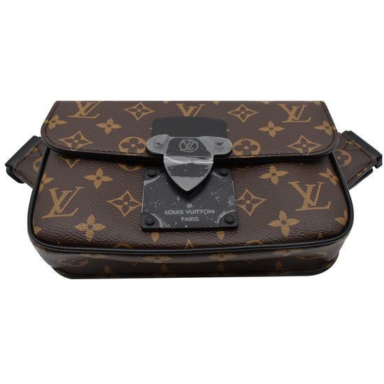 Louis Vuitton Monogram Macassar S Lock Sling Bag - Brown Waist Bags, Bags -  LOU735071