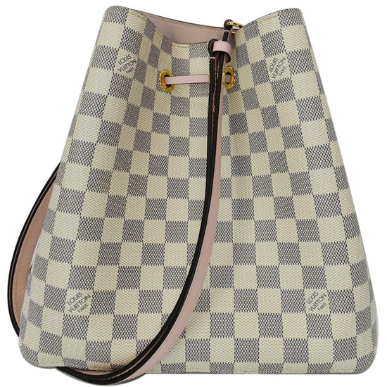 LV Damier Azur NeoNoe, Pink Eau de Rose - Shop Cece Xclusives