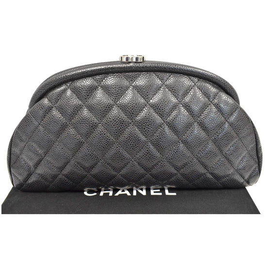 Chanel Vintage Caviar Black Leather Timeless Shopping Tote Bag (1990's)  ICONIC For Sale at 1stDibs