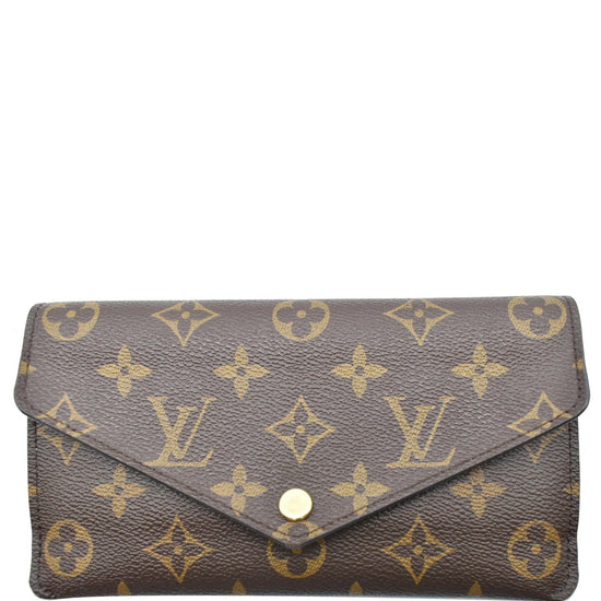 Jeanne wallet Louis Vuitton Brown in Cotton - 35759192