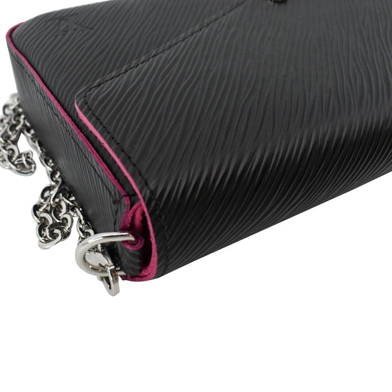 Louis Vuitton EPI Pochette Felicie Black Hot Pink