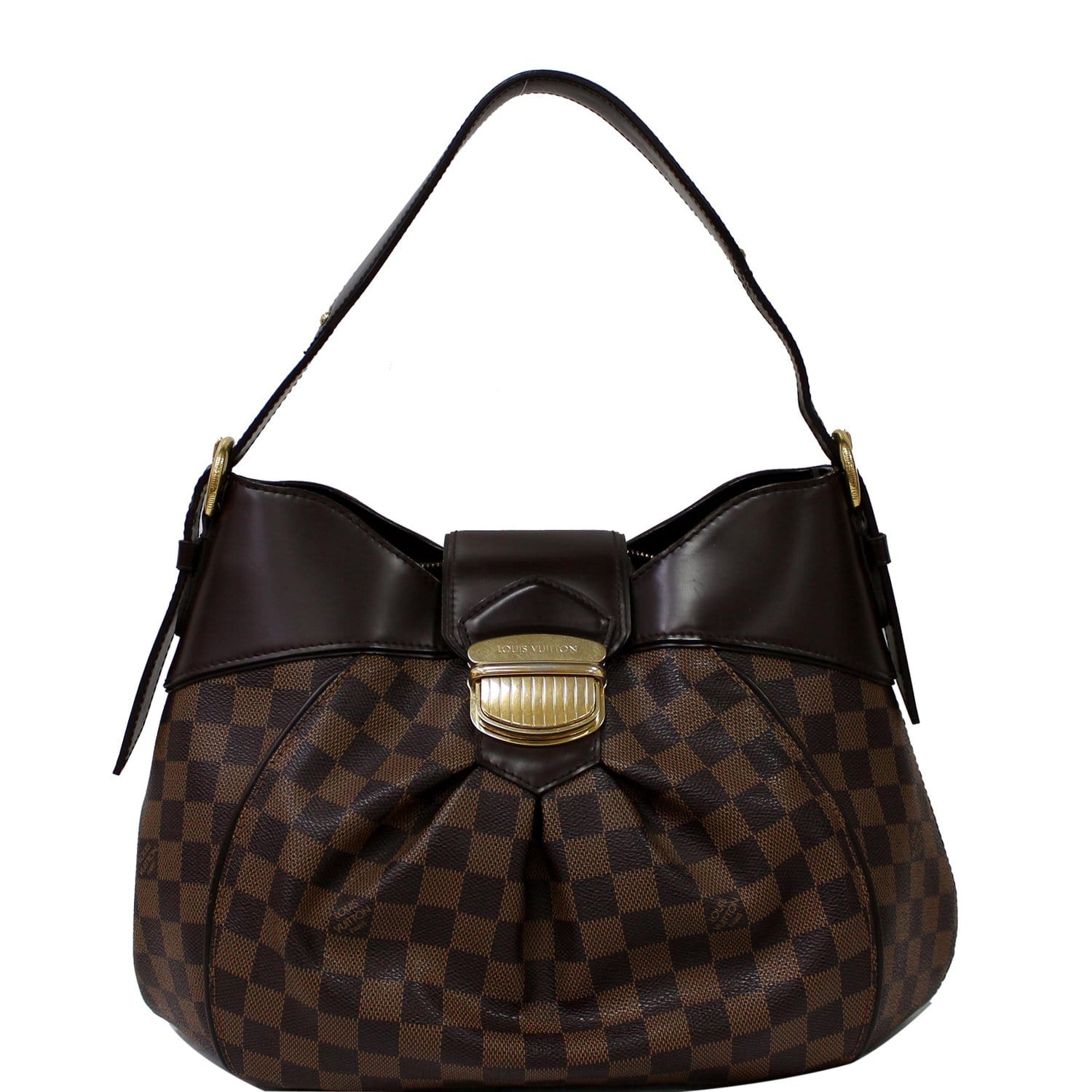 Louis Vuitton Sistina MM Damier Ebene Shoulder Bag