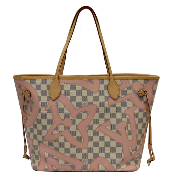 Louis Vuitton Neverfull Tahitienne MM Tote in Damier Azur Canvas, Mint  Condition