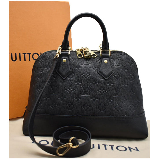 Louis Vuitton Neo Alma Handbag Monogram Empreinte Leather PM Black 66639120