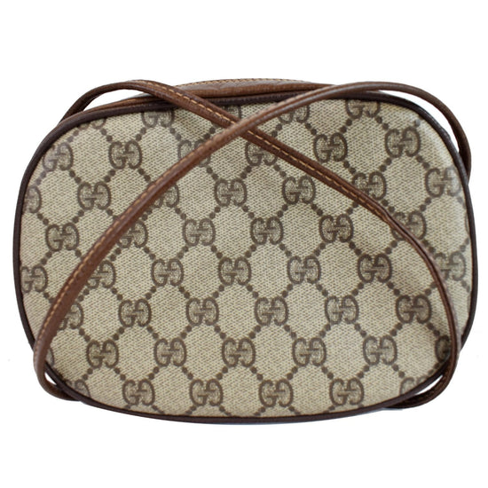 Gucci Brown GG Supreme Crossbody Bag Beige Cloth Cloth ref.799987 - Joli  Closet