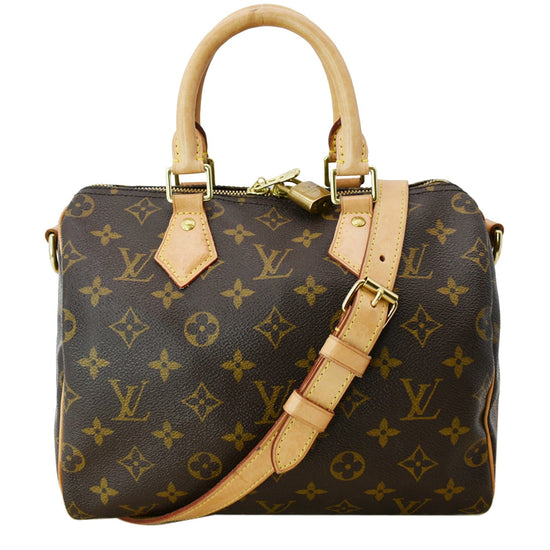 Louis Vuitton Speedy Bandouliere 25 Khaki Green in Econyl/Coated Canvas  with Gold-tone - US