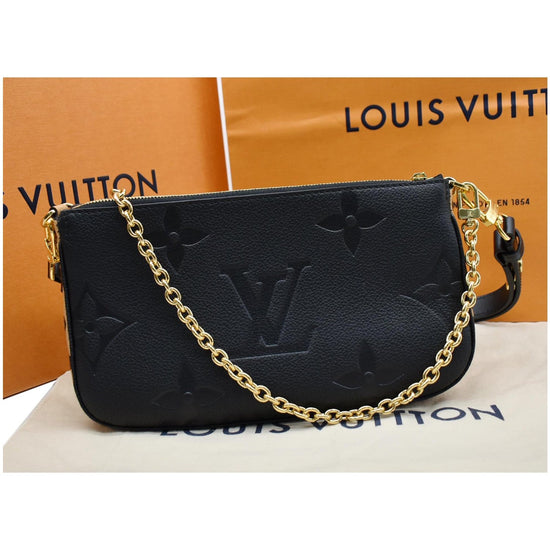 Louis Vuitton Bicolor Monogram Empreinte Multi-Pochette Accessoires - Black  Shoulder Bags, Handbags - LOU784516
