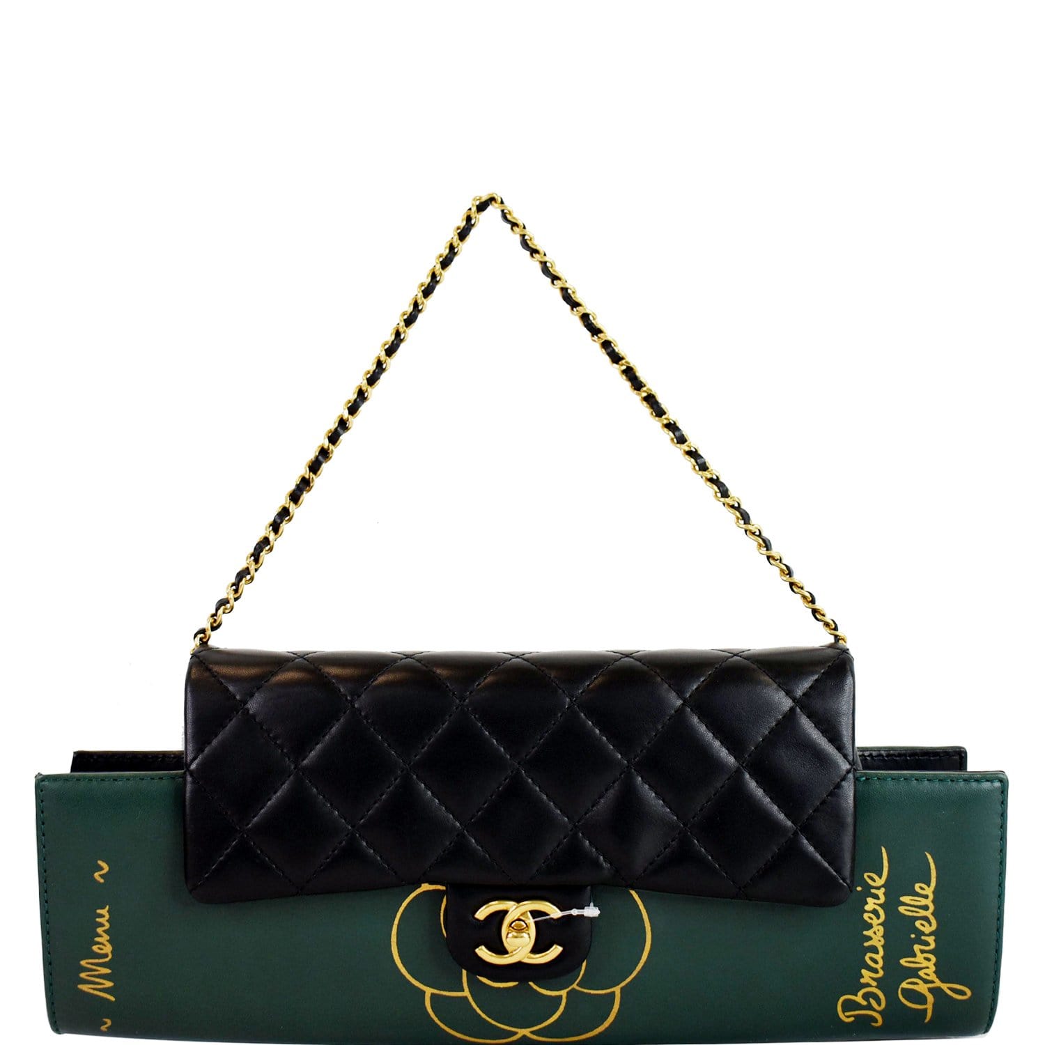 Chanel Gabrielle Clutch w/ Chain - Black Clutches, Handbags