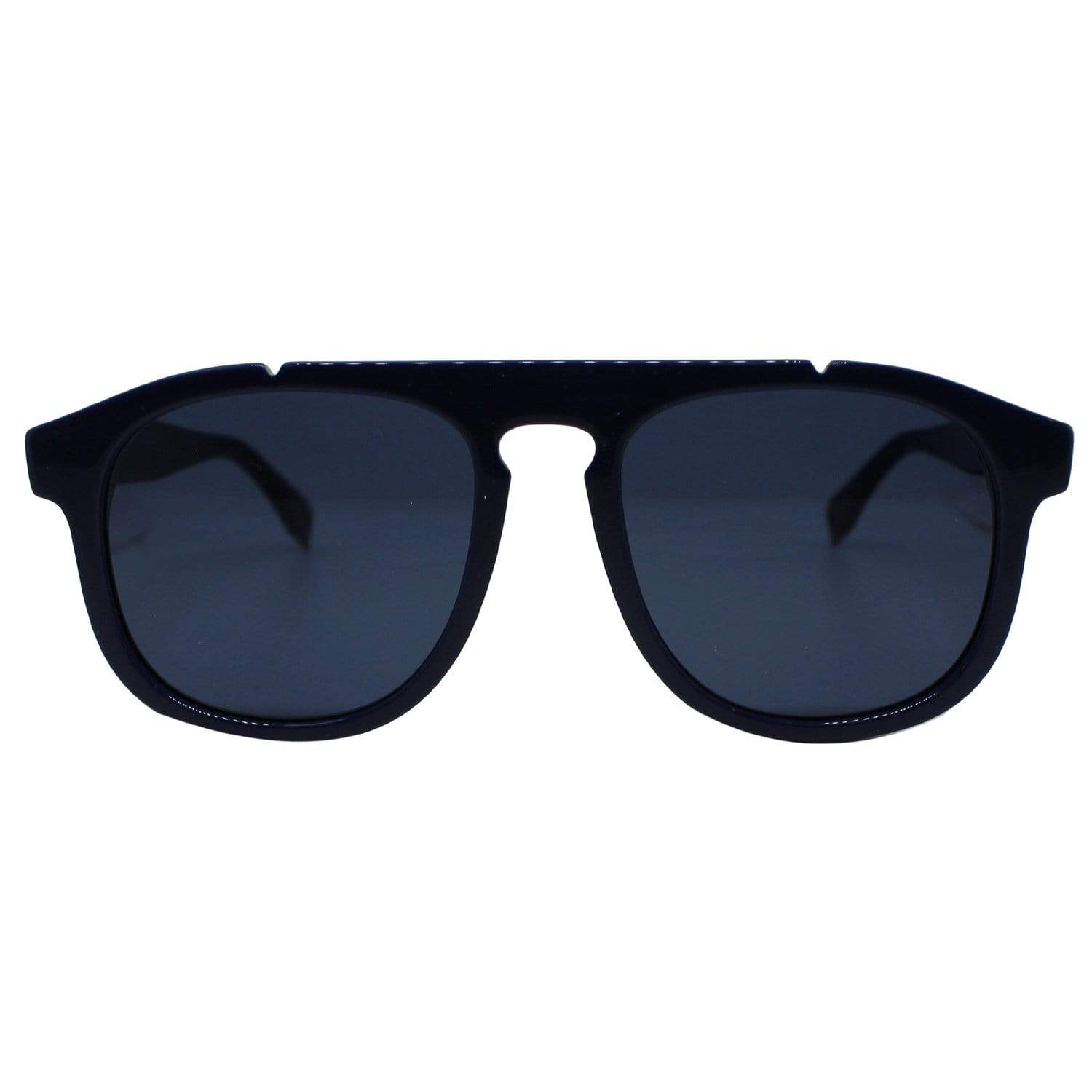 Fendi Men Sunglasses Plastic Aviator Shaped Blue Lens