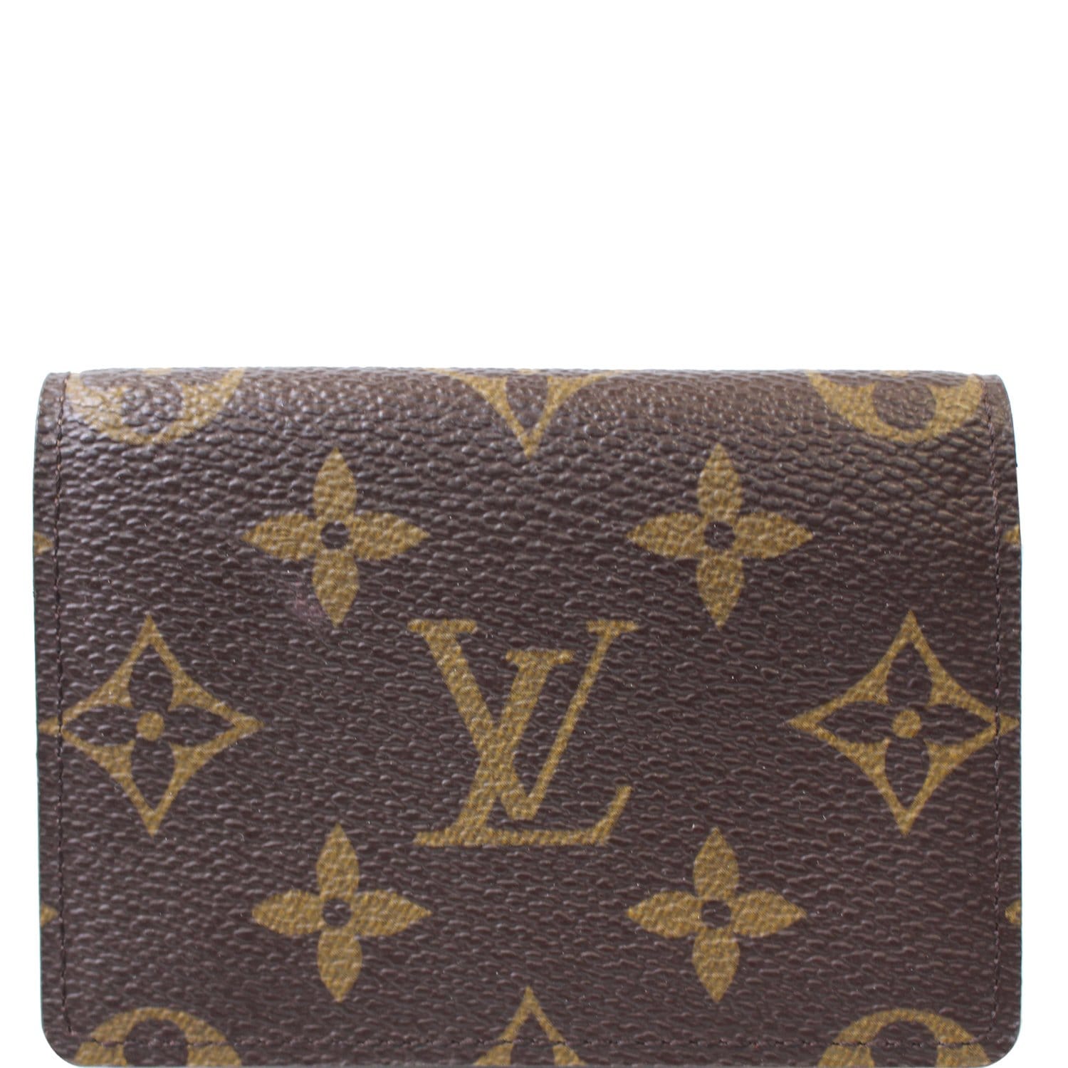 Men’s Louis Vuitton LV Monogram Bifold Wallet Card Holder Leather Brown -  Used