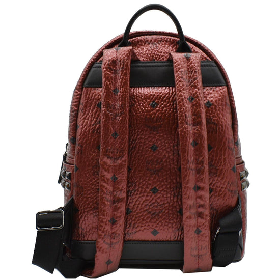 MCM Extra-Mini Stark Visetos Metallic Backpack