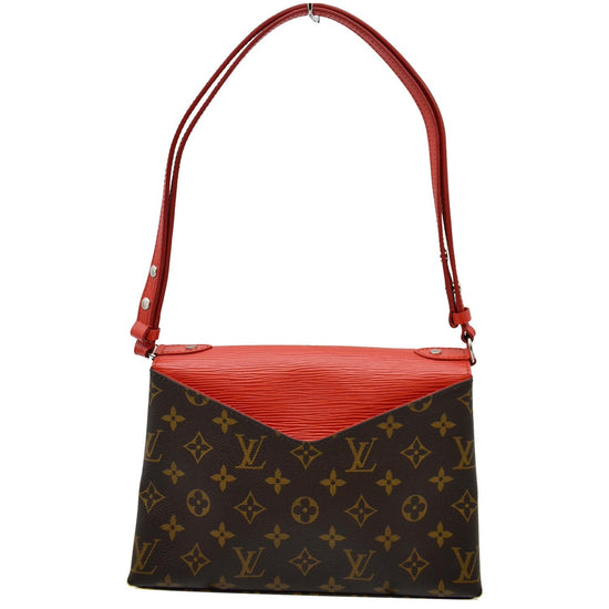 Louis Vuitton Red Epi Segur MM Shoulder Bag Leather ref.166251