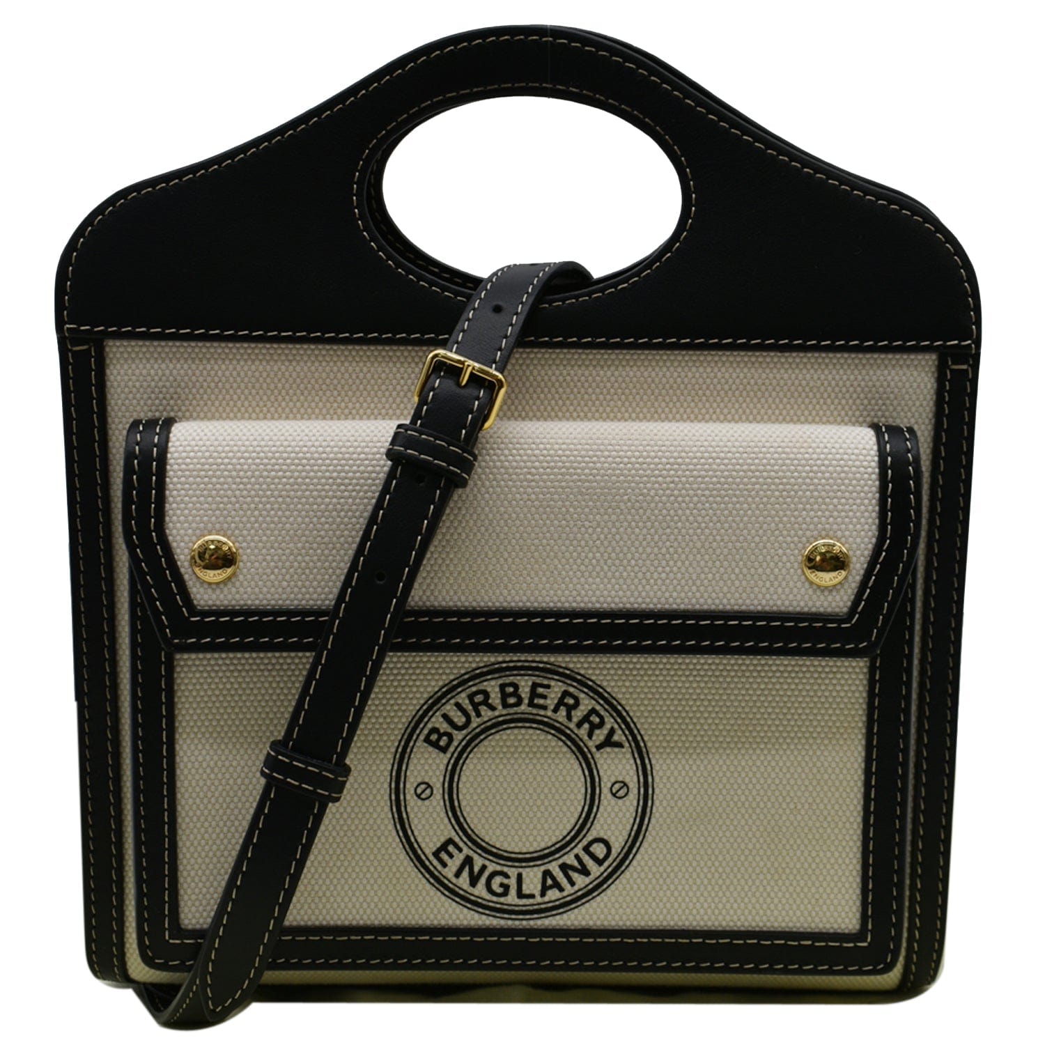 Burberry Pocket Bag Black Clutch 24-Hour Release