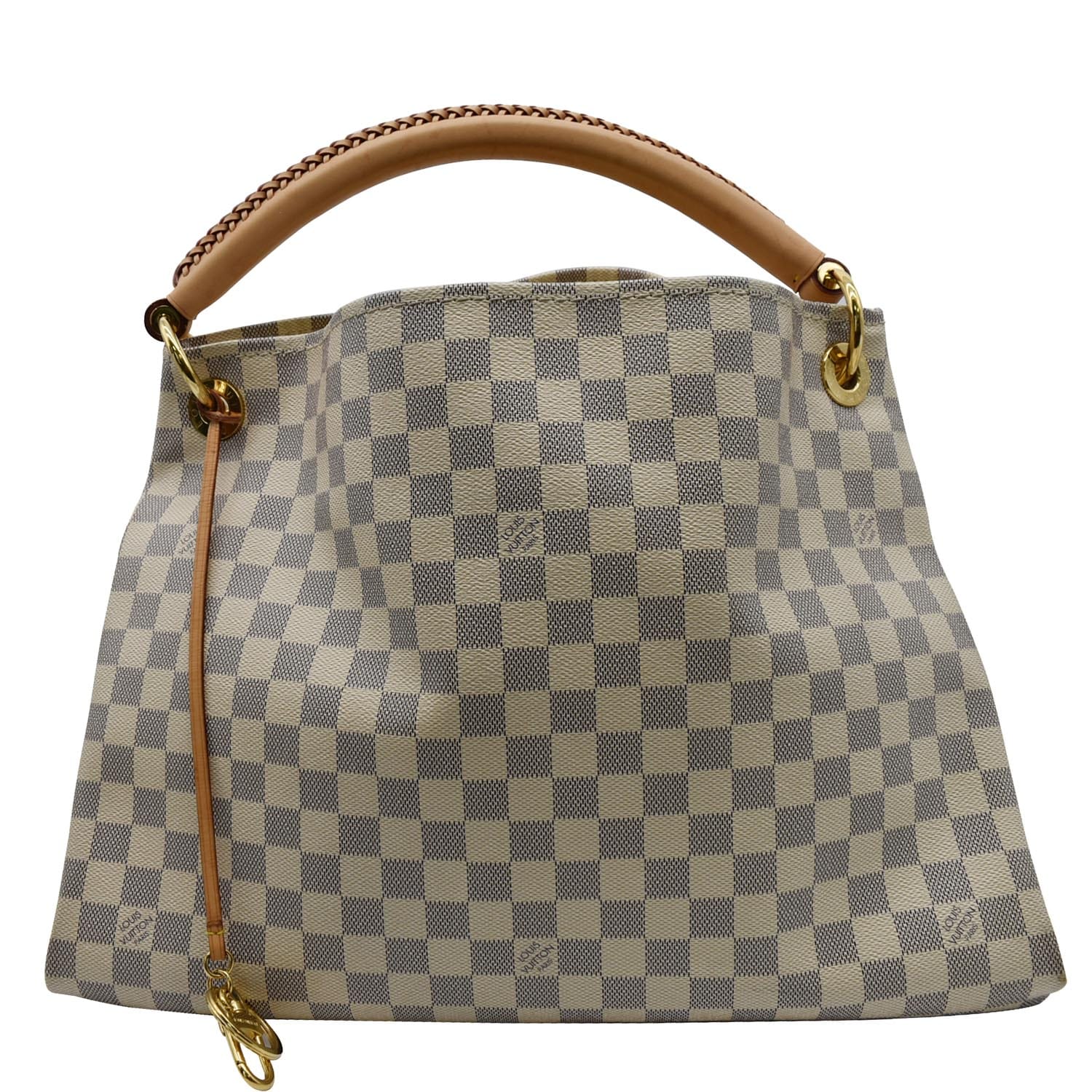 Louis Vuitton Damier Azur Artsy MM Shoulder Bag (SHF-21109) – LuxeDH