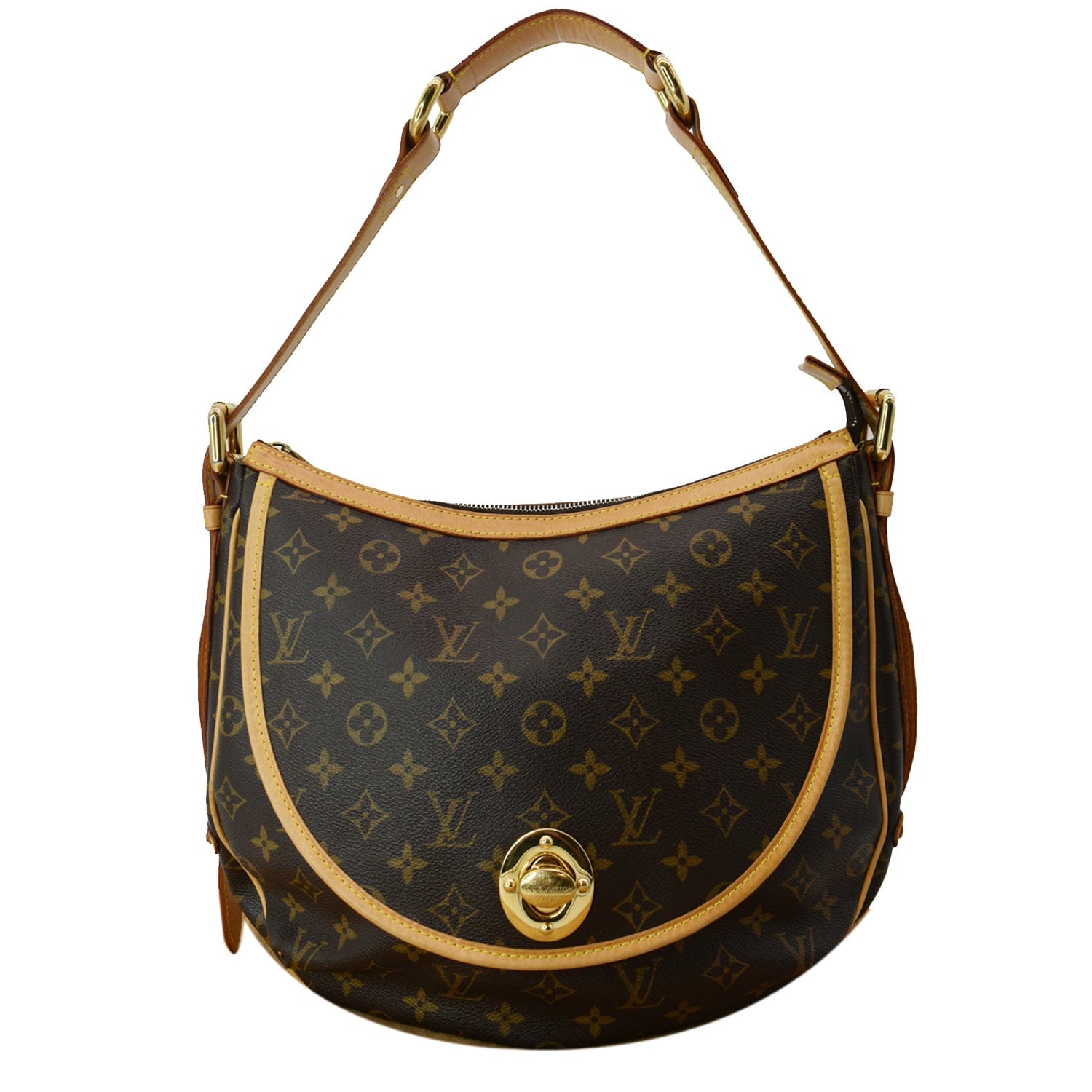 Tulum leather handbag Louis Vuitton Brown in Leather - 20320067