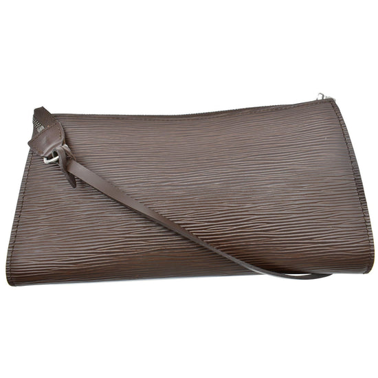 Louis Vuitton Epi Pochette in Moka – Recycled Luxury