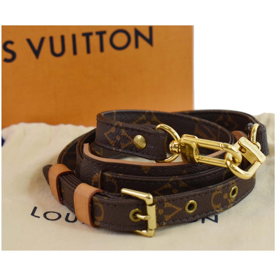 Louis Vuitton Adjustable Shoulder Strap 16 mm Ebene Brown EPI