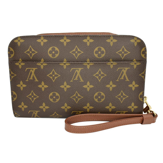 Orsay cloth clutch bag Louis Vuitton Beige in Cloth - 32499304