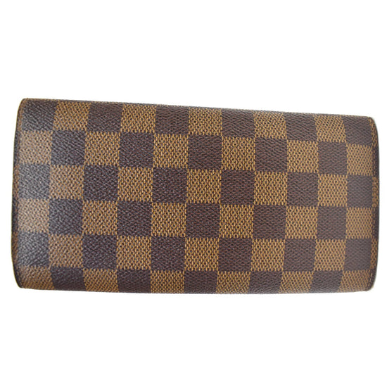 Emile Wallet Damier Ebene - Designer Snap Wallet for Women