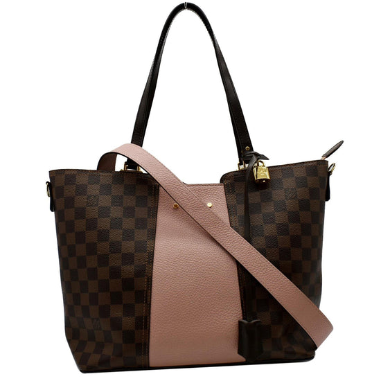 LOUIS VUITTON Jersey Damier Ebene Shoulder Bag Magnolia