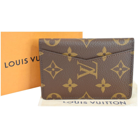 Louis Vuitton Pocket Organizer Monogram Solar Ray Orange Brown in