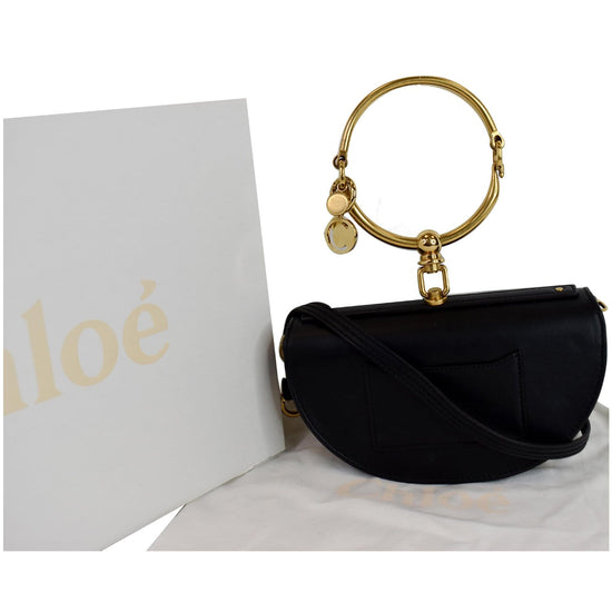 Chloé Nile Medium Leather And Suede Cross-body Bag In Dark Teal