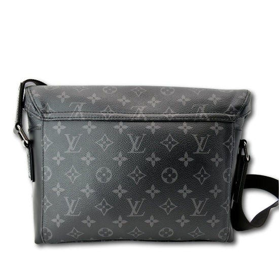 Louis Vuitton Black Monogram Eclipse Voyager Messenger PM QJB1TSHXKF000