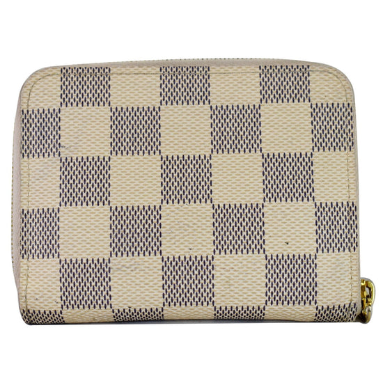 Louis Vuitton damier azur zippy playful birds wallet – My