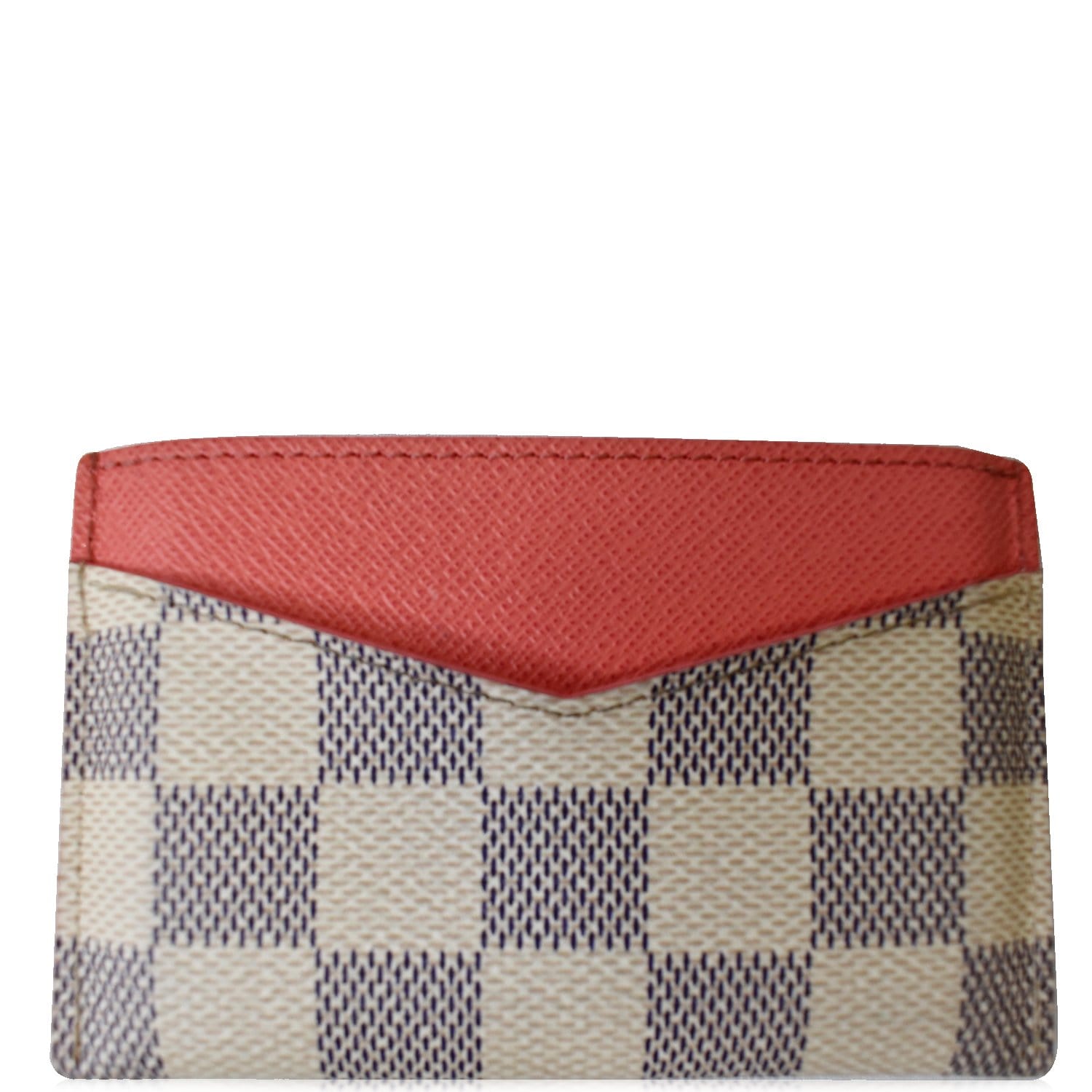 Louis Vuitton Damier Azur Card Holder White For Women