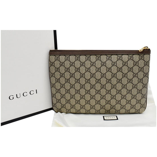 Gucci Leather Ophidia Pouch - Black Clutches, Handbags - GUC1317472