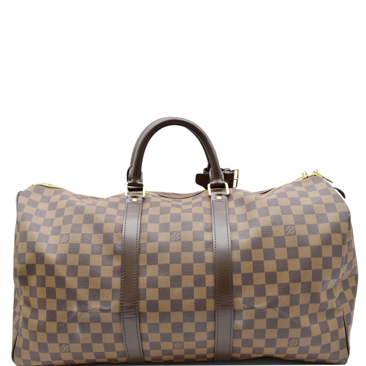 Louis Vuitton Damier Ebene Keepall 50 Duffle bag 82lv39s – Bagriculture