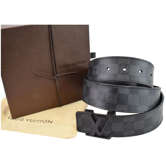 Louis Vuitton Damier Graphite Initiales Belt - Size 34 / 85 (SHF-23294 –  LuxeDH