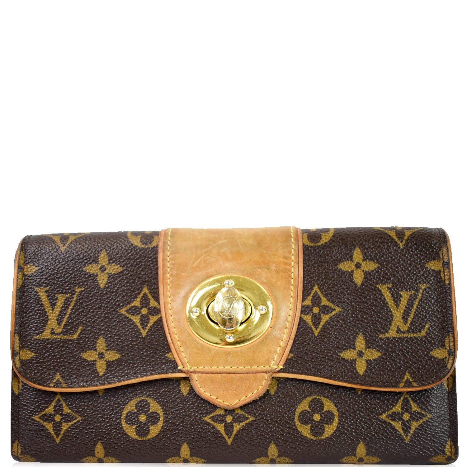 Louis Vuitton, Bags, Authentic Louis Vuitton Wallet Long Portefeuille  Boetie Brown Monogram Lv Vintag