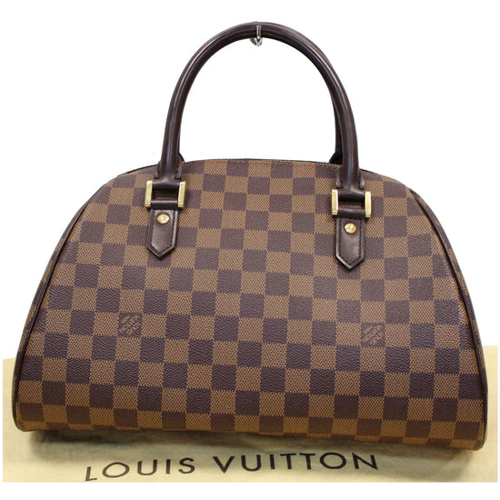 Brown Louis Vuitton Damier Ebene Ribera MM Handbag