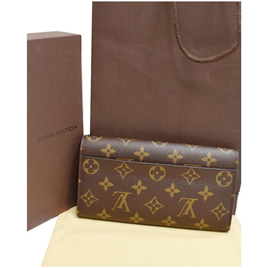 Sell Louis Vuitton Monogram Flower Compact Wallet - Brown/Red