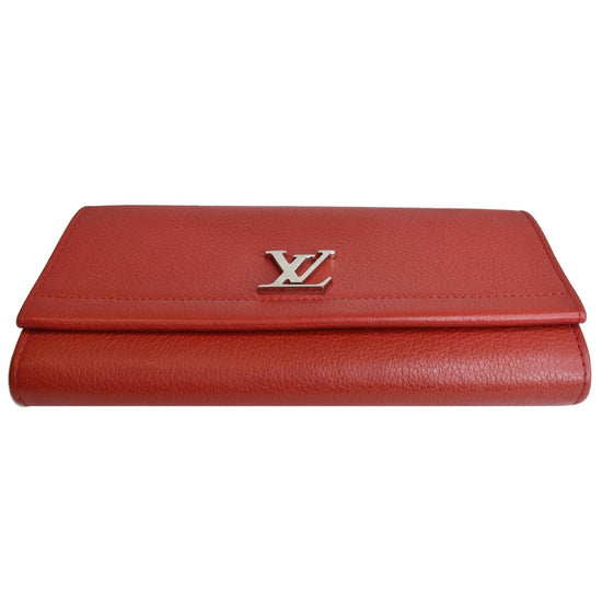 Shop Louis Vuitton MY LOCKME Calfskin Plain Leather Logo Long Wallets by  KICKSSTORE