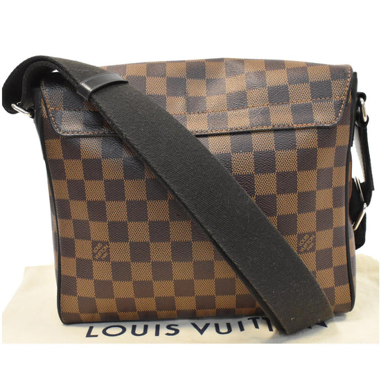 Louis Vuitton Damier Ebene Canvas District Pm in Brown for Men