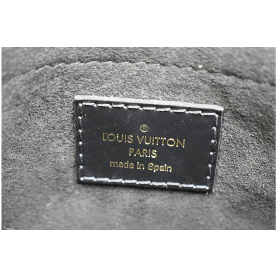 LOUIS VUITTON Epi Monogram Saint Michel Black 208747