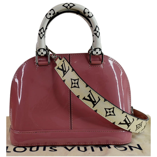 Louis Vuitton Alma BB Pink Flower Patent leather ref.393453 - Joli Closet