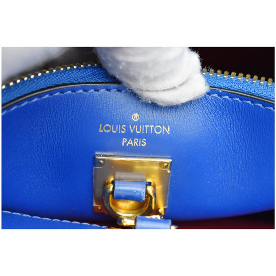 Louis Vuitton Rouge & Black Calfskin City Steamer MM