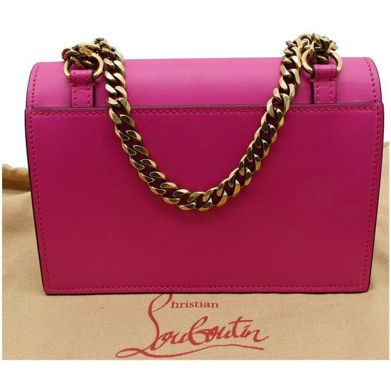 Christian Louboutin - Elisa Pink Leather Mini Top Handle Bag